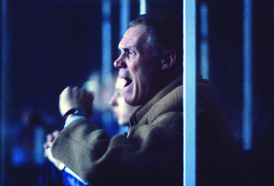Johan Cruyff sin mentor, Rinus Michels.