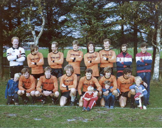RBK anno 1984. Da klubbens motto virkelig betydde noe: “Med smil og stil”. 